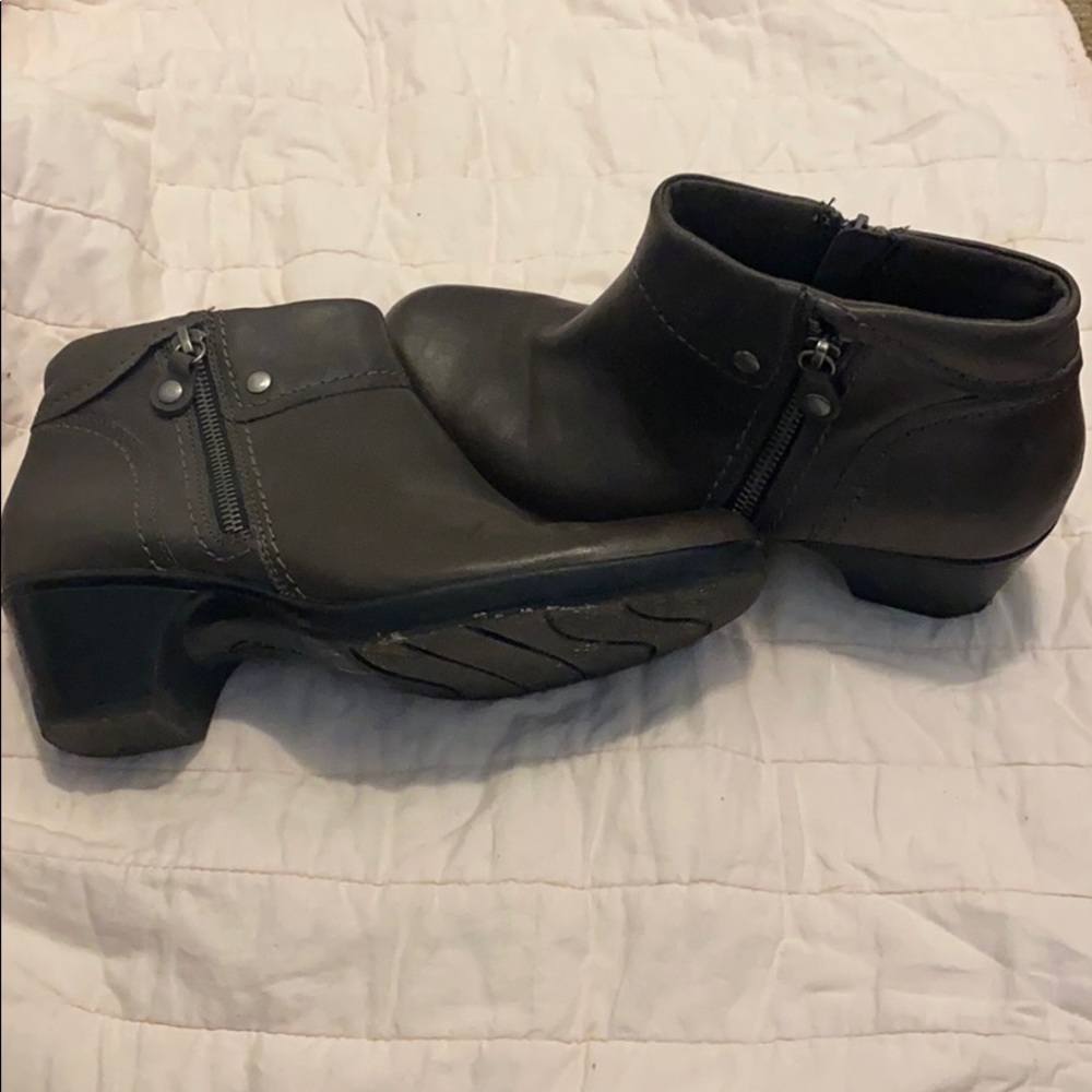 Clark’s leather ankle booties